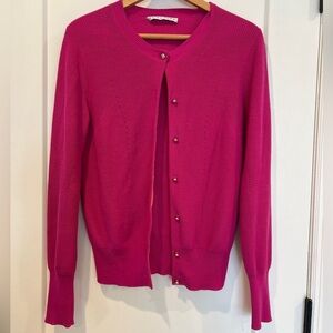 Trina Turk Pointelle Knit Cardigan